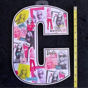 barbie wooden letter c